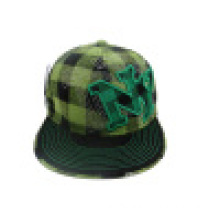 Snapback Cap with Checker Fabric 33